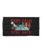 Keep Calm Stay Safe Mask tile