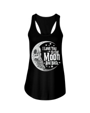 I love You to the Moon and back Ladies Flowy Tank tile