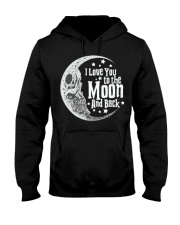 I love You to the Moon and back Hooded Sweatshirt tile