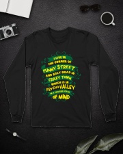 I live in the corner of funny street Long Sleeve Tee lifestyle-unisex-longsleeve-front-5