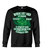 if I speak my mind the Irish in me is gonna Crewneck Sweatshirt tile