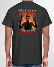 Life Liberty Classic T-Shirt garment-tshirt-unisex-back-04