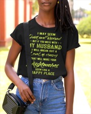 My Husband is Happy Place Ladies T-Shirt apparel-ladies-t-shirt-lifestyle-front-86