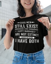 Good Men Still Exist and Happy Marriages Ladies T-Shirt apparel-ladies-t-shirt-lifestyle-front-54