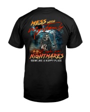 I'LL MAKE YOUR NIGHTMARES SEEM LIKE A HAPPY PLACE Classic T-Shirt back