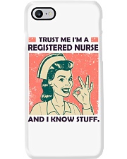 Trust me I am a Registered Nurse Phone Case tile