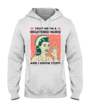 Trust me I am a Registered Nurse Hooded Sweatshirt tile