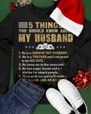 5 Things You Should Know About My Husband Crewneck Sweatshirt apparel-crewneck-sweatshirt-lifestyle-front-21