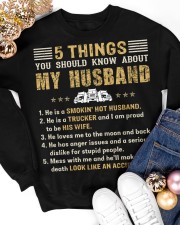 5 Things You Should Know About My Husband Crewneck Sweatshirt apparel-crewneck-sweatshirt-lifestyle-front-25