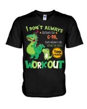 I Don't Always Listen - Amazing Gift For Grandkids V-Neck T-Shirt tile