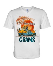I LOVE BEING - PERFECT GIFT FOR GRAMS V-Neck T-Shirt tile