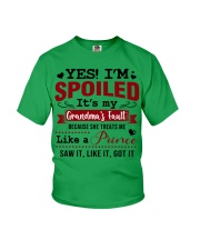 im spoiled it granma fault Youth T-Shirt front