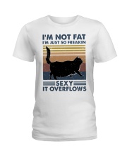 I'm not fat cat Ladies T-Shirt tile