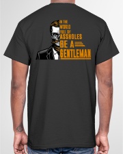 BE A GENTLEMAN Classic T-Shirt garment-tshirt-unisex-back-04