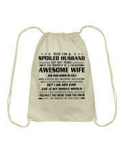 To My Husband Shirt July Drawstring Bag tile