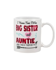 I HAVE TWO TITLES BIG SISTER AND AUNTIE Mug tile