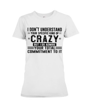 I Don't Understand Premium Fit Ladies Tee tile