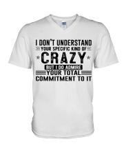 I Don't Understand V-Neck T-Shirt tile