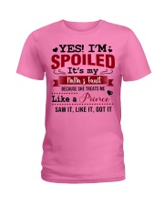 IM SPOILED IT NANA FAULT Ladies T-Shirt tile