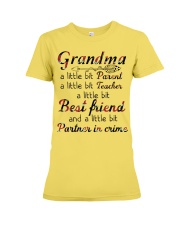 Grandma partner in crime Premium Fit Ladies Tee tile