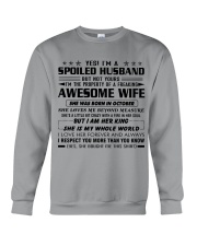 To My Husband Shirt October Crewneck Sweatshirt tile