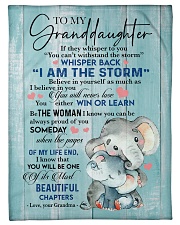 I AM THE STORM - GREAT GIFT FOR GRANDDAUGHTER Small Fleece Blanket - 30" x 40" front