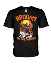 BROOMS ARE FOR AMATEURS V-Neck T-Shirt tile