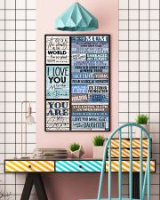 Perfect Gift For Mom - Poster For Mom 11x17 Poster lifestyle-poster-6