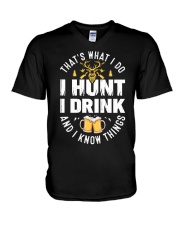 Hunting V-Neck T-Shirt tile