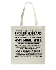 To My Husband Shirt November Tote Bag tile
