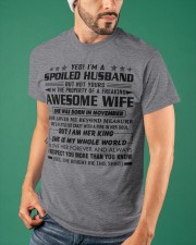 To My Husband Shirt November Classic T-Shirt apparel-classic-tshirt-lifestyle-front-87