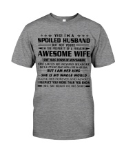 To My Husband Shirt November Premium Fit Mens Tee tile