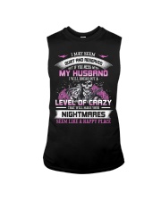 My Husband is Happy Place Sleeveless Tee tile