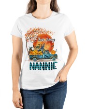I LOVE BEING - PERFECT GIFT FOR NANNIE Ladies T-Shirt custom-t-shirts-ladies-lifestyle-front-93