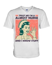 Trust Me I 'm a Nurse V-Neck T-Shirt tile