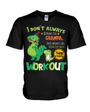 I Don't Always Listen - Amazing Gift For Grandkids V-Neck T-Shirt tile