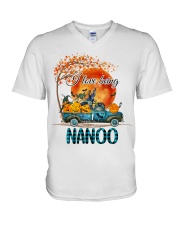 I LOVE BEING - PERFECT GIFT FOR NANOO V-Neck T-Shirt tile