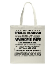 To My Husband Shirt June Tote Bag tile