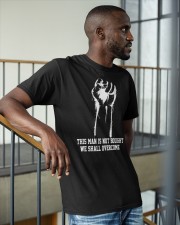 the man is not bought Classic T-Shirt apparel-classic-tshirt-lifestyle-front-36