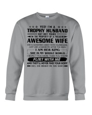 To My Trophy Husband Crewneck Sweatshirt tile