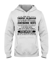 To My Trophy Husband Hooded Sweatshirt front