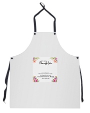 To daughter Apron front