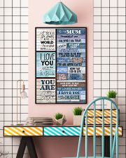Perfect Gift For Mom - Poster For Mom 11x17 Poster lifestyle-poster-6