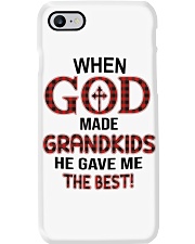 WHEN GOD MADE GRANDKIDS HE GAVE ME THE BEST Phone Case tile