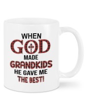 WHEN GOD MADE GRANDKIDS HE GAVE ME THE BEST Mugs tile