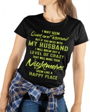 My Husband is Happy Place Ladies T-Shirt custom-t-shirts-ladies-lifestyle-front-76