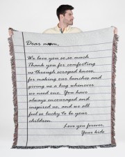To My Mom 50x60 - Woven Blanket aos-woven-throw-blanket-50x60-lifestyle-front-01