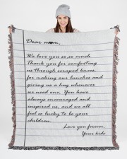 To My Mom 50x60 - Woven Blanket aos-woven-throw-blanket-50x60-lifestyle-front-02