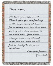 To My Mom 60x80 - Woven Blanket tile