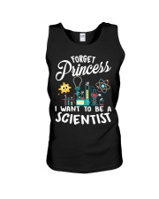 Forget Princess I Want To - Scientist Girl Science Unisex Tank thumbnail